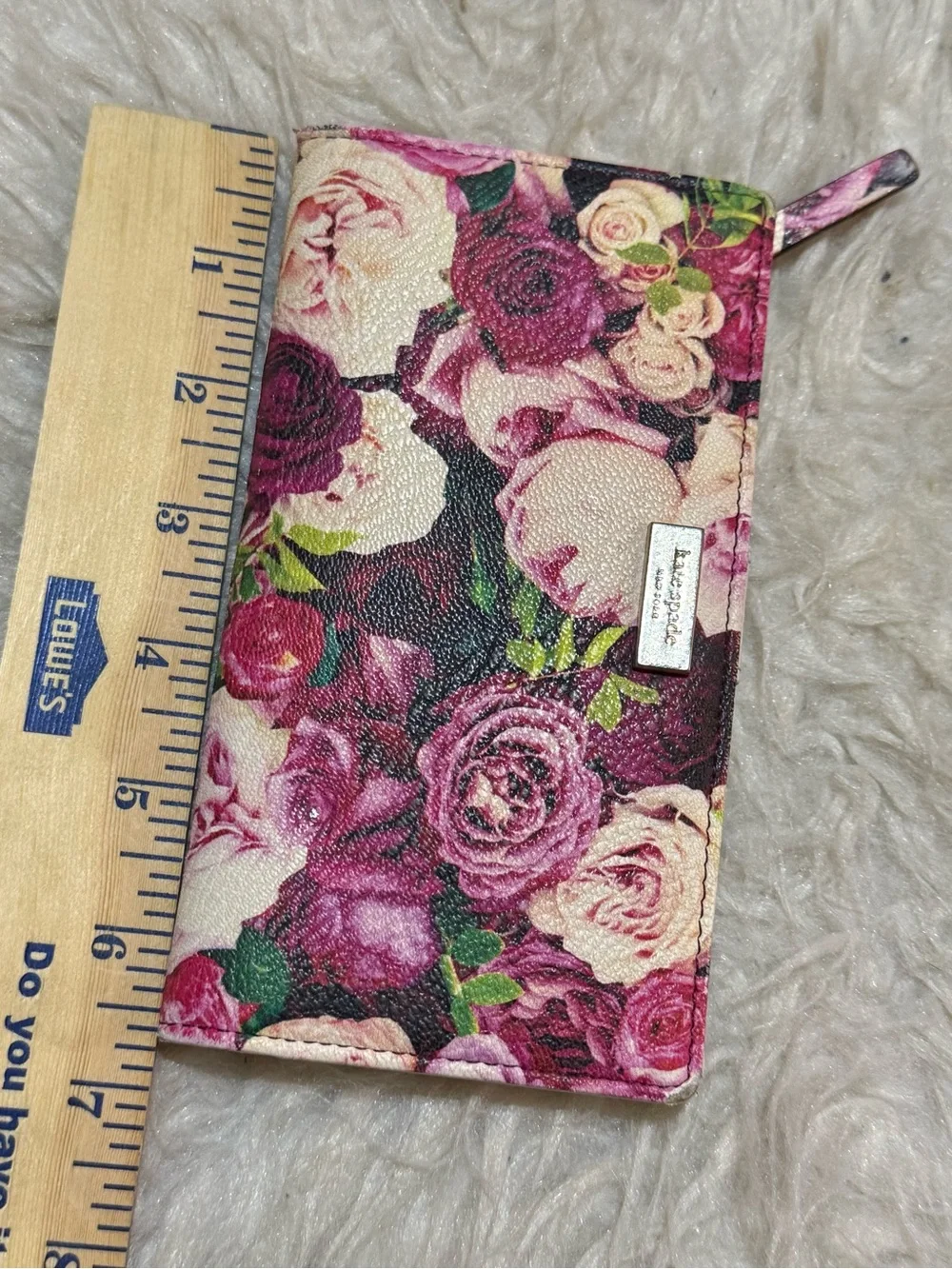 kate spade Floral Phone Wallet Case - Pink & Green Rose Print